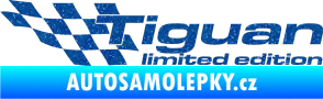 Samolepka Tiguan limited edition levá Ultra Metalic modrá