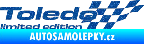 Samolepka Toledo limited edition pravá Ultra Metalic modrá