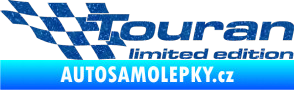 Samolepka Touran limited edition levá Ultra Metalic modrá