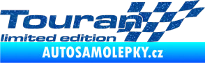 Samolepka Touran limited edition pravá Ultra Metalic modrá