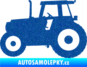 Samolepka Traktor 001 levá Ultra Metalic modrá