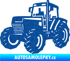 Samolepka Traktor 002 levá Zetor Ultra Metalic modrá
