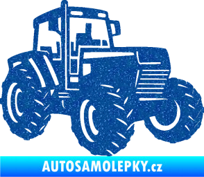 Samolepka Traktor 002 pravá Zetor Ultra Metalic modrá