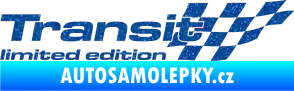 Samolepka Transit limited edition pravá Ultra Metalic modrá