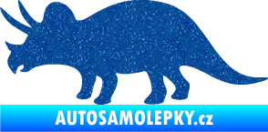 Samolepka Triceratops 001 levá Ultra Metalic modrá