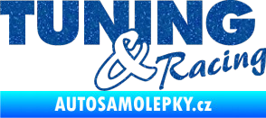 Samolepka Tuning racing 001 Ultra Metalic modrá