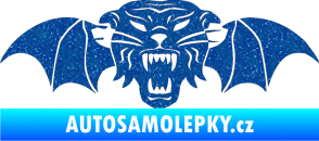 Samolepka Tygr s křídly Ultra Metalic modrá