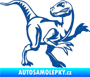 Samolepka Tyrannosaurus Rex 003 pravá Ultra Metalic modrá