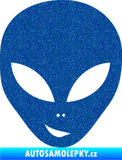 Samolepka UFO 003 levá Ultra Metalic modrá