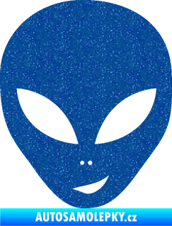 Samolepka UFO 003 pravá Ultra Metalic modrá