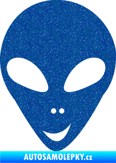 Samolepka UFO 004 levá Ultra Metalic modrá