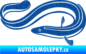 Samolepka Úhoř 001 levá Ultra Metalic modrá