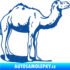 Samolepka Velbloud 001 pravá Ultra Metalic modrá