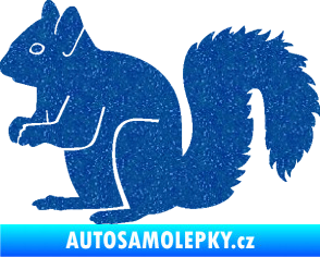 Samolepka Veverka 001 levá Ultra Metalic modrá