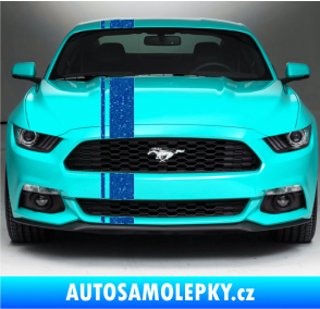 Samolepka Viper pruhy 2 cm + 12 cm Ultra Metalic modrá