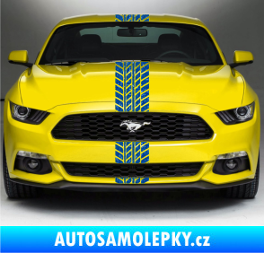 Samolepka Viper stopa 001 20 cm Ultra Metalic modrá