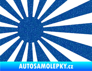 Samolepka Vlajka Japonsko 002 levá JDM Ultra Metalic modrá