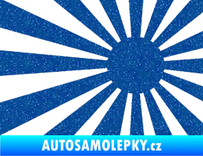 Samolepka Vlajka Japonsko 002 pravá JDM Ultra Metalic modrá