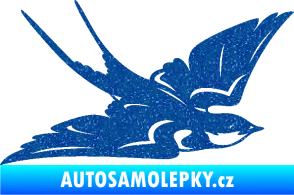 Samolepka Vlaštovka 002 pravá Ultra Metalic modrá