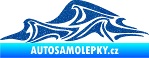 Samolepka Vlny 002 levá moře Ultra Metalic modrá