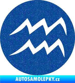 Samolepka Vodnář 001 - horoskop Ultra Metalic modrá
