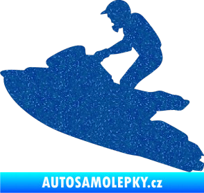 Samolepka Vodní skútr 001 levá Ultra Metalic modrá