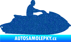 Samolepka Vodní skútr 003 pravá Ultra Metalic modrá