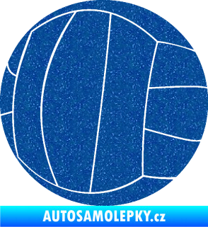 Samolepka Volejbalový míč 003 Ultra Metalic modrá