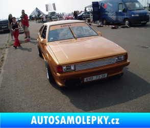 Samolepka Volkswagen Scirocco - přední Ultra Metalic modrá