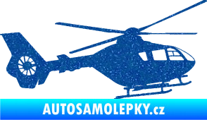 Samolepka Vrtulník 006 pravá Ultra Metalic modrá