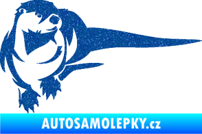 Samolepka Vydra 001 pravá Ultra Metalic modrá