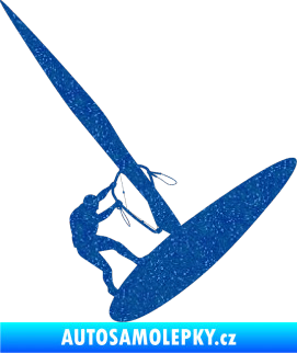 Samolepka Windsurfing 002 pravá Ultra Metalic modrá