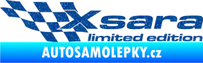 Samolepka Xsara limited edition levá Ultra Metalic modrá