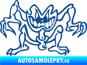 Samolepka Žabák levá Ultra Metalic modrá