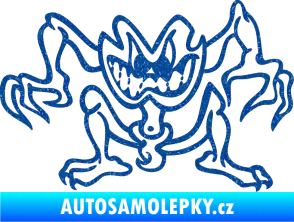 Samolepka Žabák pravá Ultra Metalic modrá