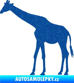 Samolepka Žirafa 002 levá Ultra Metalic modrá