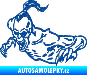 Samolepka Zombík levá Ultra Metalic modrá