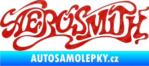 Samolepka Aerosmith 004 3D karbon červený
