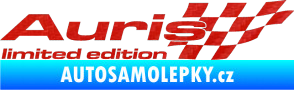 Samolepka Auris limited edition pravá 3D karbon červený