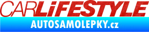 Samolepka Car Life Style 3D karbon červený