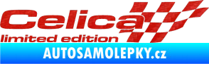 Samolepka Celica limited edition pravá 3D karbon červený
