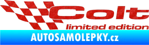 Samolepka Colt limited edition levá 3D karbon červený