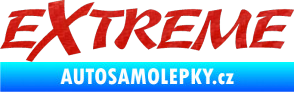 Samolepka Extreme 003 3D karbon červený