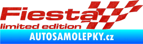 Samolepka Fiesta limited edition pravá 3D karbon červený