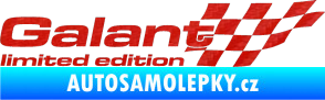 Samolepka Galant limited edition pravá 3D karbon červený