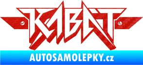 Samolepka Kabát 003 3D karbon červený