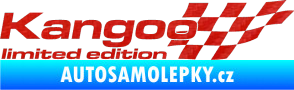 Samolepka Kangoo limited edition pravá 3D karbon červený