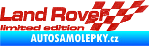 Samolepka Land Rover limited edition pravá 3D karbon červený