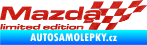 Samolepka Mazda limited edition pravá 3D karbon červený