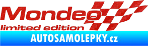 Samolepka Mondeo limited edition pravá 3D karbon červený